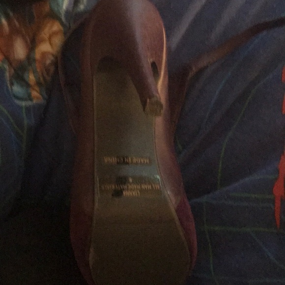 Purple high heel shoes - Picture 4 of 4